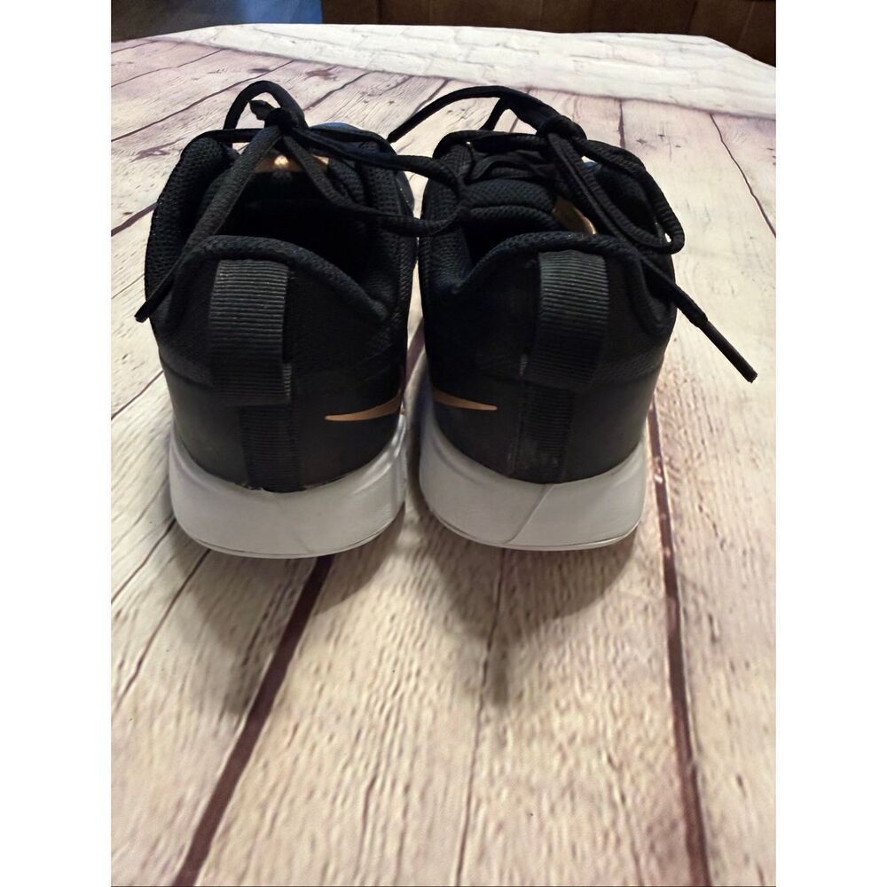 Nike Women's Size 8 Court Vapor Light Tennis Shoes Black Gold Athletic Sneakers - Picture 7 of 16